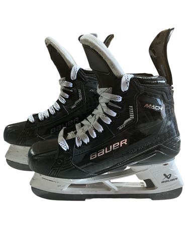 Oilers Senior Bauer Supreme Mach Hockey Skates Pro Stock 8.5 (Used) 78065
