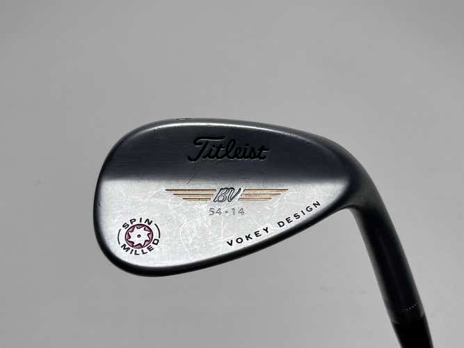 Titleist Vokey Spin Milled Chrome 2009 Wedge 54* 14 Bounce Wedge Steel Mens RH