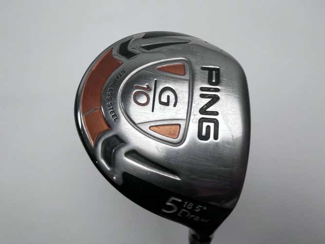 Ping G10 Draw 5 Fairway Wood 18.5* TFC 129 F Regular Graphite Mens RH