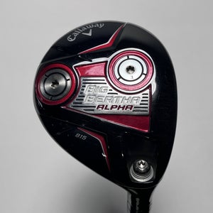Callaway Big Bertha Alpha 815 5 Fairway Wood 18* Pro Launch Blue Regular RH