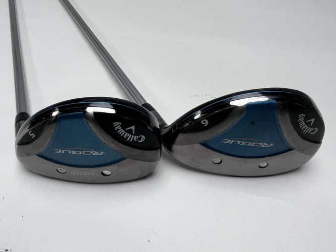 Callaway Rogue 5 & 6 Hybrid Set 27* 30* Aldila Quaranta 40g Ladies RH
