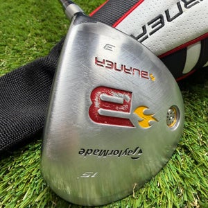 TaylorMade - BURNER - 3 Wood 15* - Regular Flex - REAX 49 - Graphite - RH +HC
