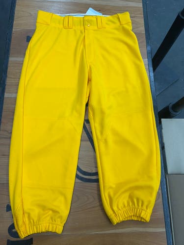 Russell  Men's medium Baseball Pants Gold