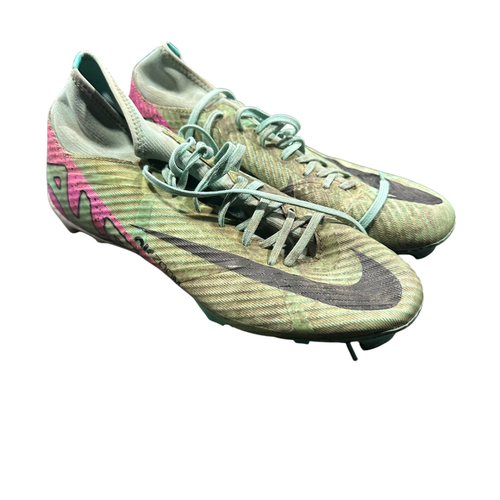 Used Nike MERCURIAL AIR ZOOM Soccer Cleats Green Senior 8 11375-S000380565