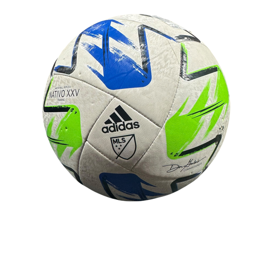 Used Adidas NATIVO XXV All Size Soccer Ball White 4 11375-S000380524