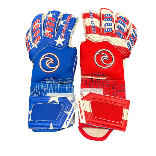 Used WEST COAST GOALIE GLOVES Soccer Goalie Gloves Black 7 11375-S000380520