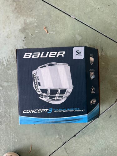 Large Bauer Concept 3 Full Shield Full Cage (New)