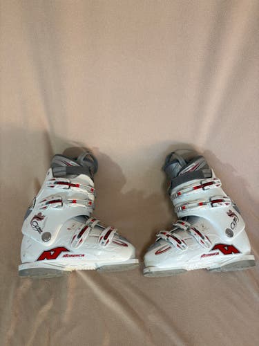 Mondo 25 & 25.5 Women's Nordica All Mountain Ski Boots (Used)
