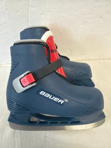 Blue Bauer Lil Champ Hockey Skates Regular Width 10 (Used)