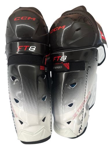 CCM JetSpeed FT8 14" Senior Shin Pads (New) - Free Shipping