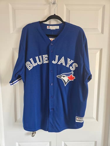 Blue XXL Men's Majestic Jersey (New)