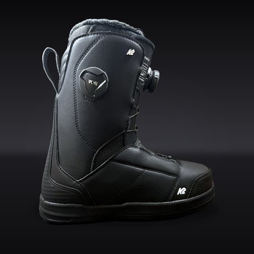NEW 2022 K2 Kinsley Size 8.5 Black Women's Snowboard Boots