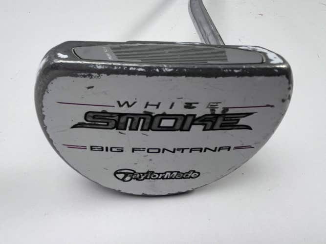 TaylorMade White Smoke Big Fontana Putter 35.5" SuperStroke Tour 1.0 Mens RH