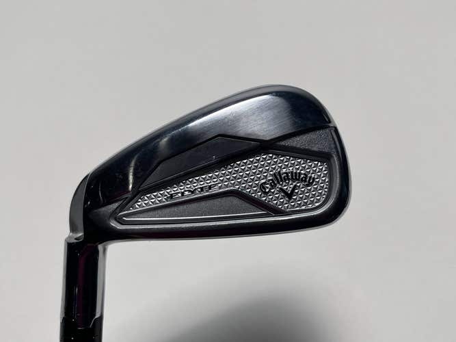 LEFTY Callaway Elyte Single 7 Iron Fitter KBS Max 80g Stiff LH Midsize Grip +1''