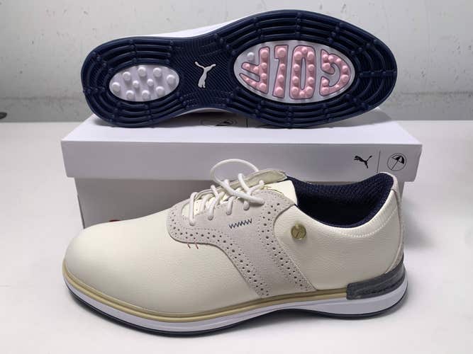 Puma Arnold Palmer Avant Waterproof Golf Shoes White Men's SZ 12 (379854 01) NIB