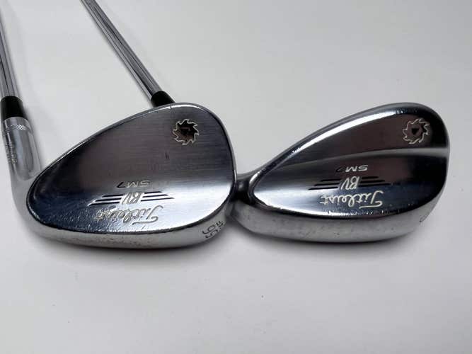 Titleist Vokey SM7 Tour Chrome Wedge Set 56* 14 60* 8 XP R300 Regular Steel RH
