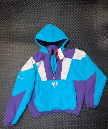 Vintage 90’s Style Windbreaker Jacket Size Adult Medium Baseball Lifestyle Brand