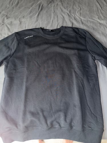 Black Men's Large Bauer Sweatshirt (New)