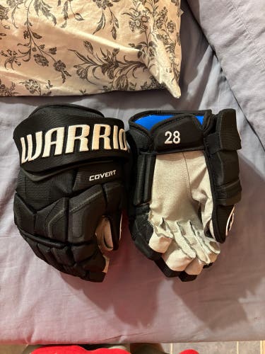 Boston Bruins Warrior Covert Pro 13" Pro  Stock  Gloves Lindholm