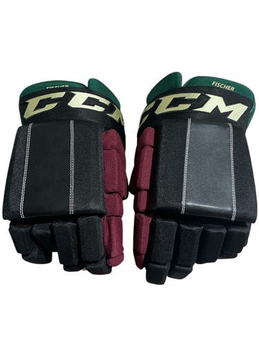 Black Senior CCM HG4RPP Coyotes Gloves 14" Pro Stock (New) 78110