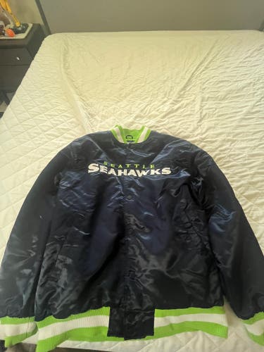 Green Men's XXL Starter Jacket (New)