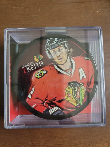 Chicago Blackhawks Duncan Keith Fan Club Series Hockey Puck