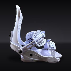 NEW 2023 Union Trilogy Small White Women's Snowboard Bindings