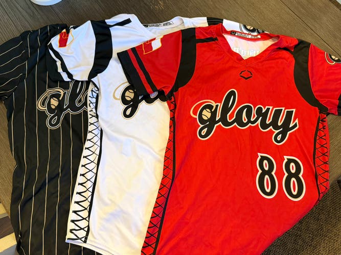 Glory Adkins softball uniform (gently used)