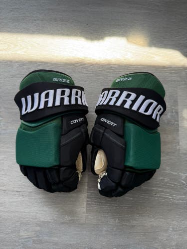 Utah Grizzlies Warrior Covert QRE Pro Gloves 13" Pro Stock (Used)