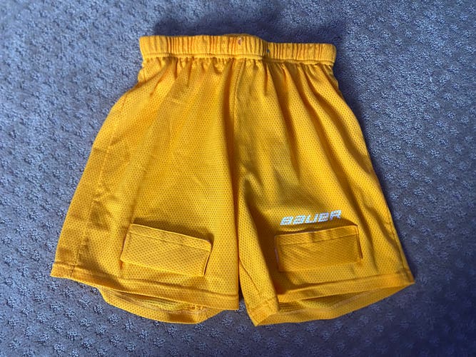 Gold Small Men's Bauer Shorts (New)