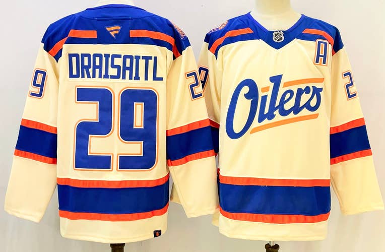 Edmonton Oilers Draisaitl Hockey Jersey