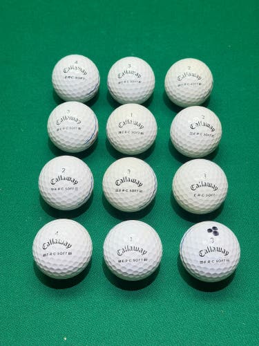 Callaway Callaways New ERC triple track Golf Balls 12 Pack (1 Dozen) (Used)