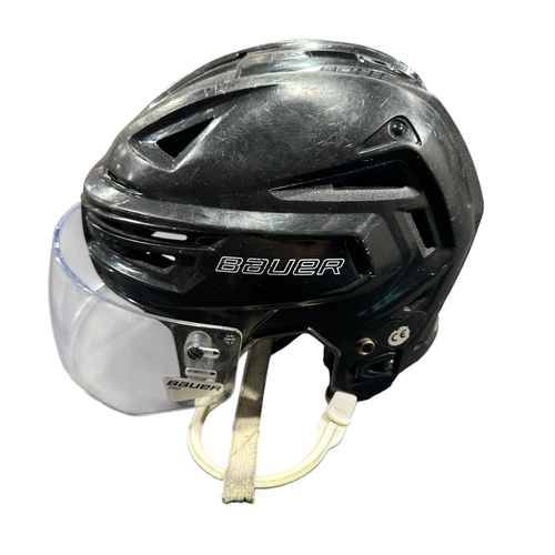 Used Bauer RE-AKT 150 Helmet Half Visor Combo Black SM 11375-S000377759
