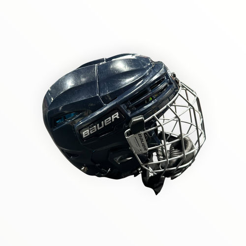 Used Bauer PRODIGY Helmet Cage Combo Navy Blue One Size 11375-S000380429