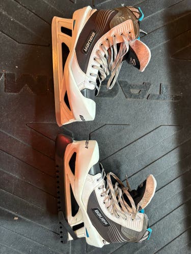 2014 Bauer Reactor 2000 Hockey Goalie Skates Extra Wide Width 9 (Used)