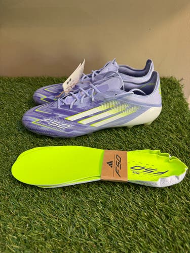 adidas F50 Sparkfusion Elite Low FG/AG Soccer Purple JR9225 Wmn 11.5 Men 10 NEW