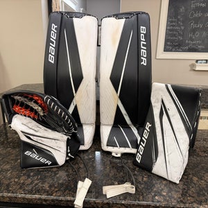 30" Bauer Vapor X5 Pro/Supreme 3S Regular Goalie Full Set (Used)