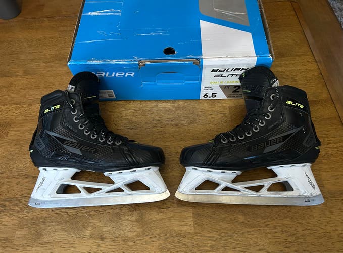 2024 Bauer Elite Hockey Goalie Skates 6.5 (Used)