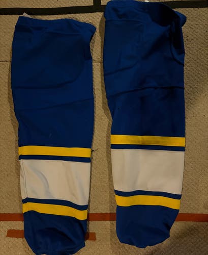 Blue Senior XL Socks Pro Stock (Used)