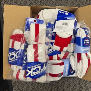 (New) 20 plus pair of T K 2 in 1 baseball socks