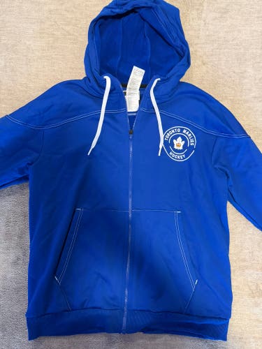 Blue Men's Large Adidas Sweatshirt (Used)