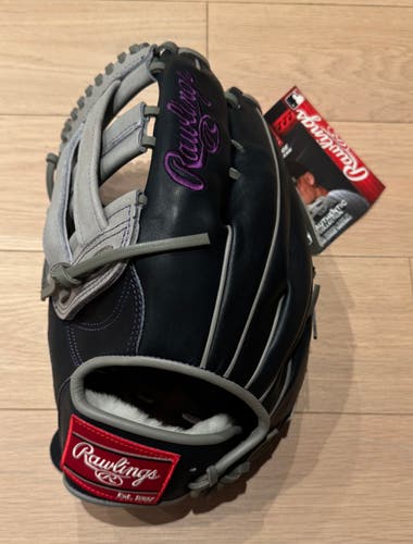 Rawlings Pro Preferred Outfield Glove Aaron Judge 12.75-Inch LHT Navy/Gray