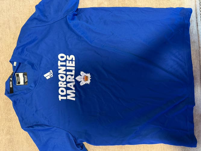 Blue Large Men's Adidas Shirt (Used)