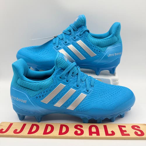 Adidas Ultraboost Football Cleats Solar Blue JP7412 Men’s Size 9 NWT RARE

New Without Box