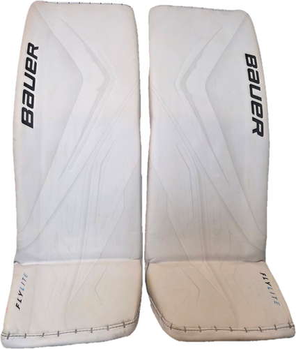 35" Bauer FlyLite Goalie Leg Pads-Large-Pro Stock (Used)