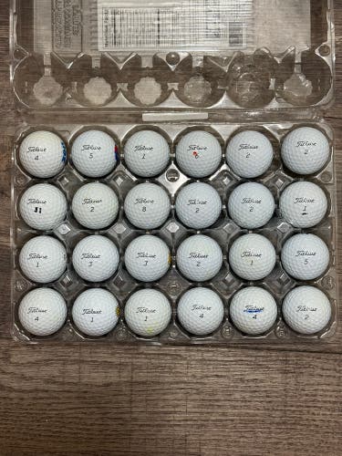 24 Titleist Pro V1 + 17 Pro V1x Golf Balls - 5A MINT CONDITION ONLY