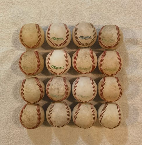 Diamond Baseballs 16 Pack (Used)