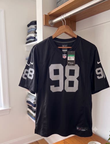 Nike Las Vegas Raiders Maxx Crosby #98 Game Jersey - Size L