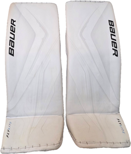 34" Bauer FlyLite Goalie Leg Pads Pro Stock-Medium (Used)