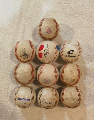 Baseballs 10 pack (Used)